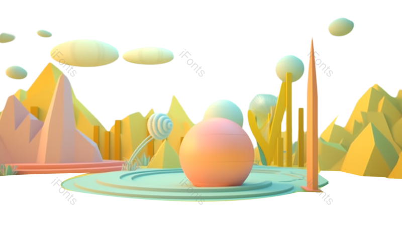 商品图片,卡通元素,天空PNG,插画免抠素材